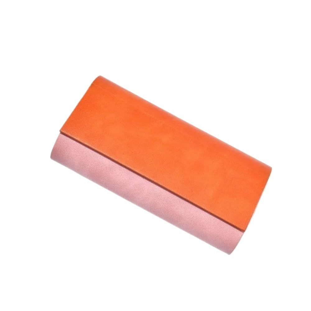 Glasses Case for 2 Storage Portable Compact Slim Two-Piece Soft Case Hard Case, Sunglasses Box Large Capacity Eyeglasses Holder Women