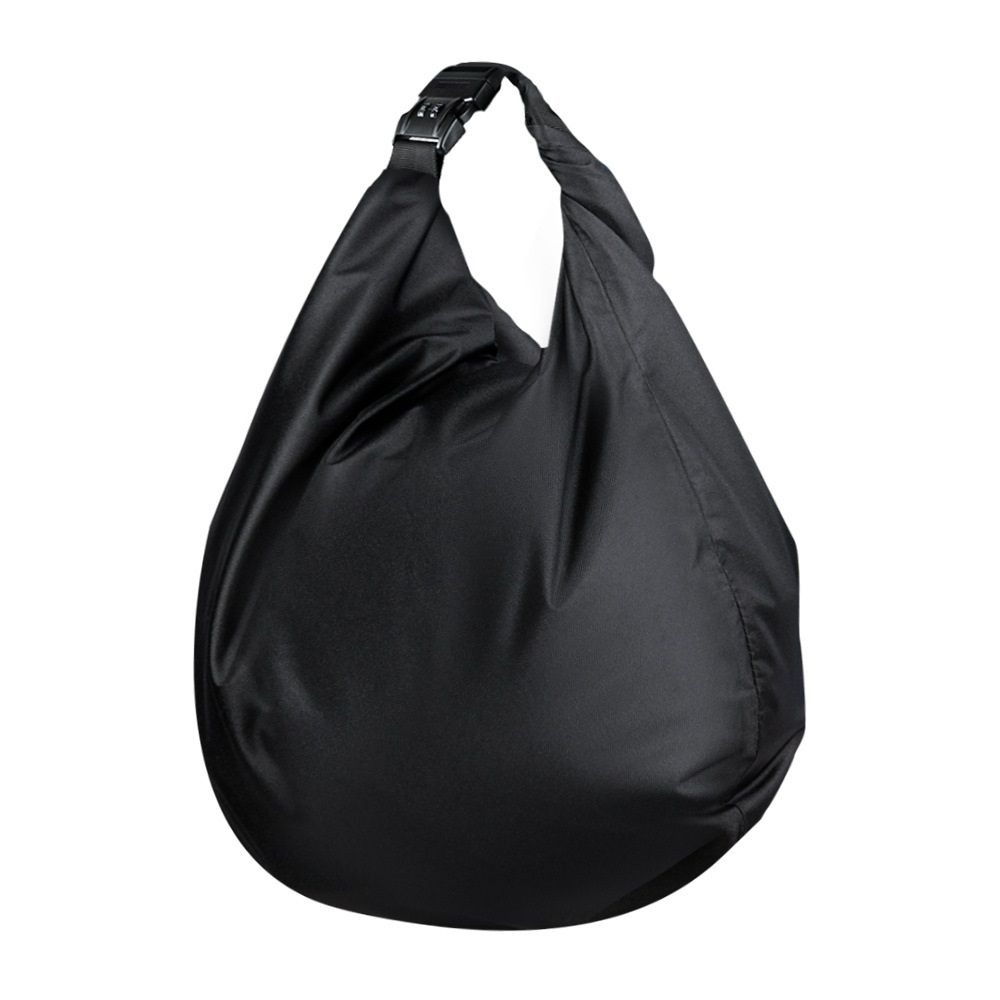 Motorcycle Helmet Bag Helmet Storage Bag with Combination Lock Waterproof Lightweight Durable polyester Helmet Bag for Motorcycle Riding Bicycle,Black