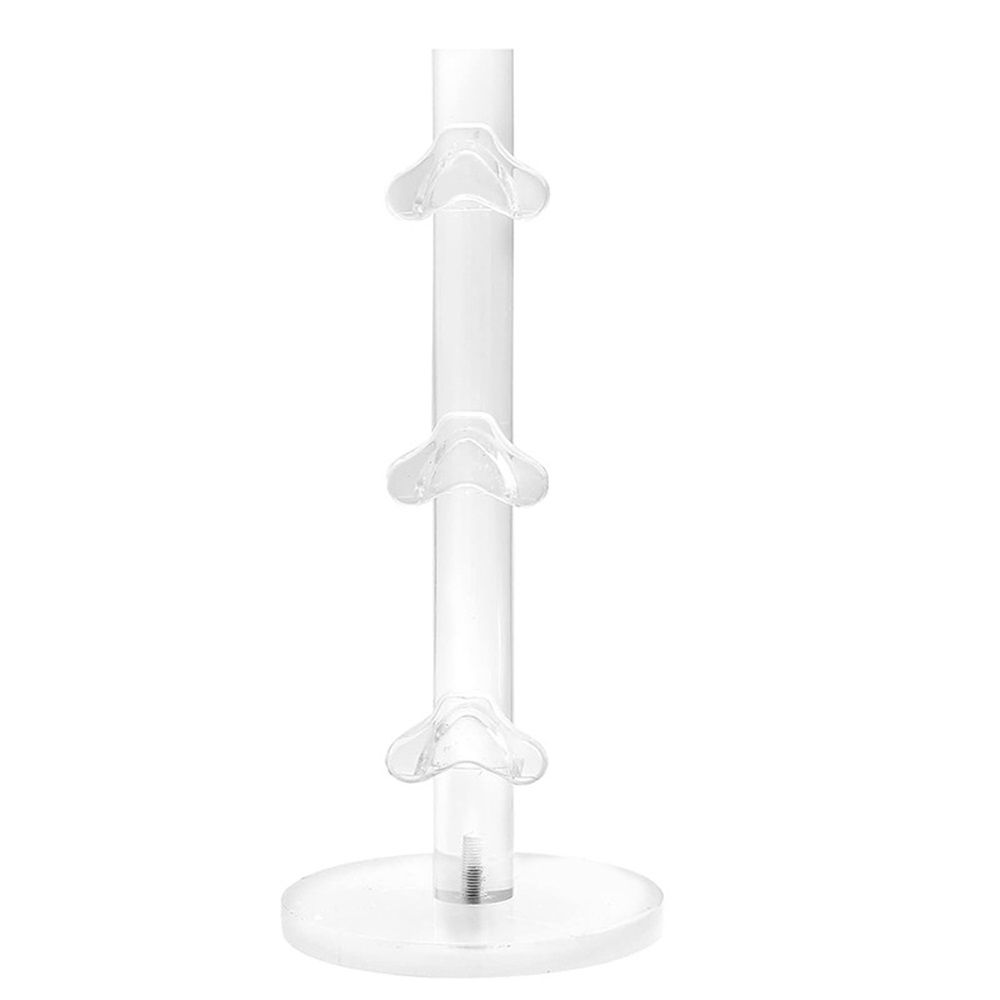 3 Layers Acrylic Sunglass Organizer, Eyelasses Holder, Sunglasses Display Stand, Eyewear Frame Riser Rack Holder for Glasses Storage（only one eyeglass holder）