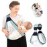 Baby Sling Carrier, Adjustable Half Wrapped Sling Hip Carrier - Lightweight Breathable Mesh Fabric for Newborn (Green)