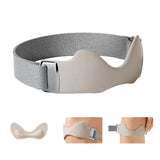 2 Packs Airbag patellar tendon support Strap, Adjustable breathable anti slip Knee Brace for Tendonitis Pain knee Relief Exercise, run, hike,play ball, high jump, climb,ride (Gray-1 pair)