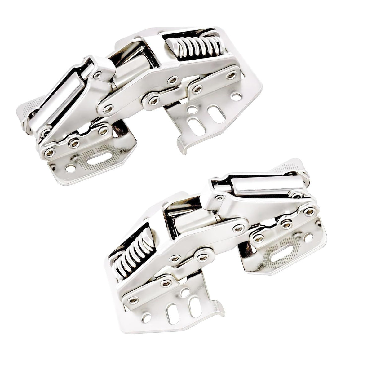 2 PCS Cabinet Hinges Heavy Duty Lid Stay Hinges, Soft Close Lid Hinge, Furniture Door Lift Stay Support Hinge