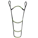 4 Step Hunting Climbing Aider w/High Visibility Steps Marine Rope Ladder for Inflatable Boat, Kayak, Motorboat, Canoeing