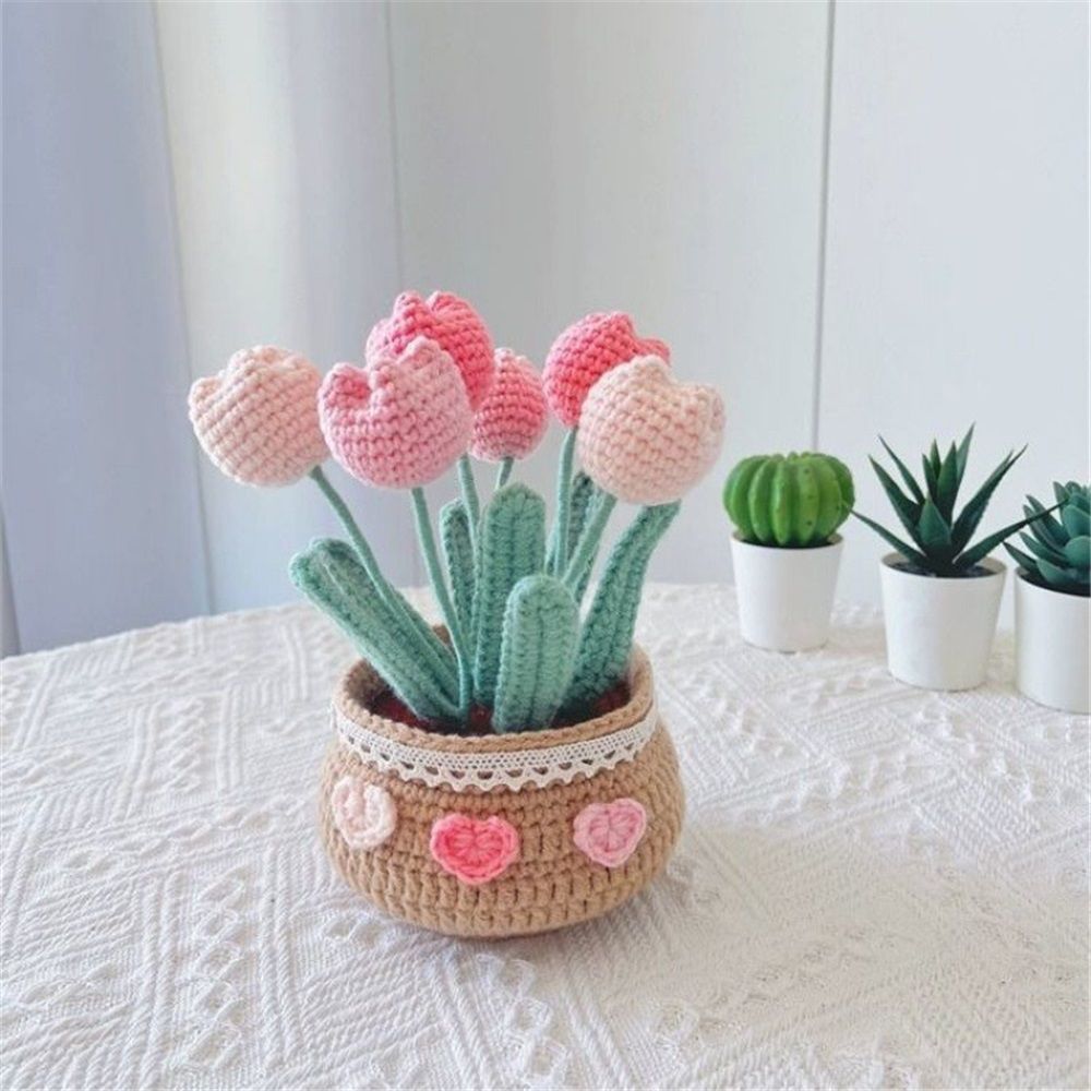 Crochet Kit for Beginners, Tulip Crochet Starter Kit Beginner for Complete Beginners Adults, Crocheting Knitting Kit