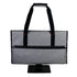 Travel Carrying Case for 27" LCD Screens and Monitors, With Padded Velvet Lining, Protective Monitor Bag Compatible With 27" and Accessories, Grey