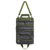 Tool Bag Roll Up, Heavy Duty Portable Soft Tool Storage Organization, Foldable Empty Rollup Organizer Rollable Carrying Toolbag, Dad Men Mechanic Welding Birthday Gift, Green