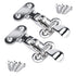 Marine 316 Stainless Steel Anti-Rattle Lockable Hatch,Hold Down Clamp Latch,Marine Hatch Locker (2 PCS)