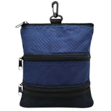 Golf Tee Bag - Store Your tees, Golf Balls, scorecard, and Pencil. Great Gift for Golfers! 2pcs（Only a single storage bag）