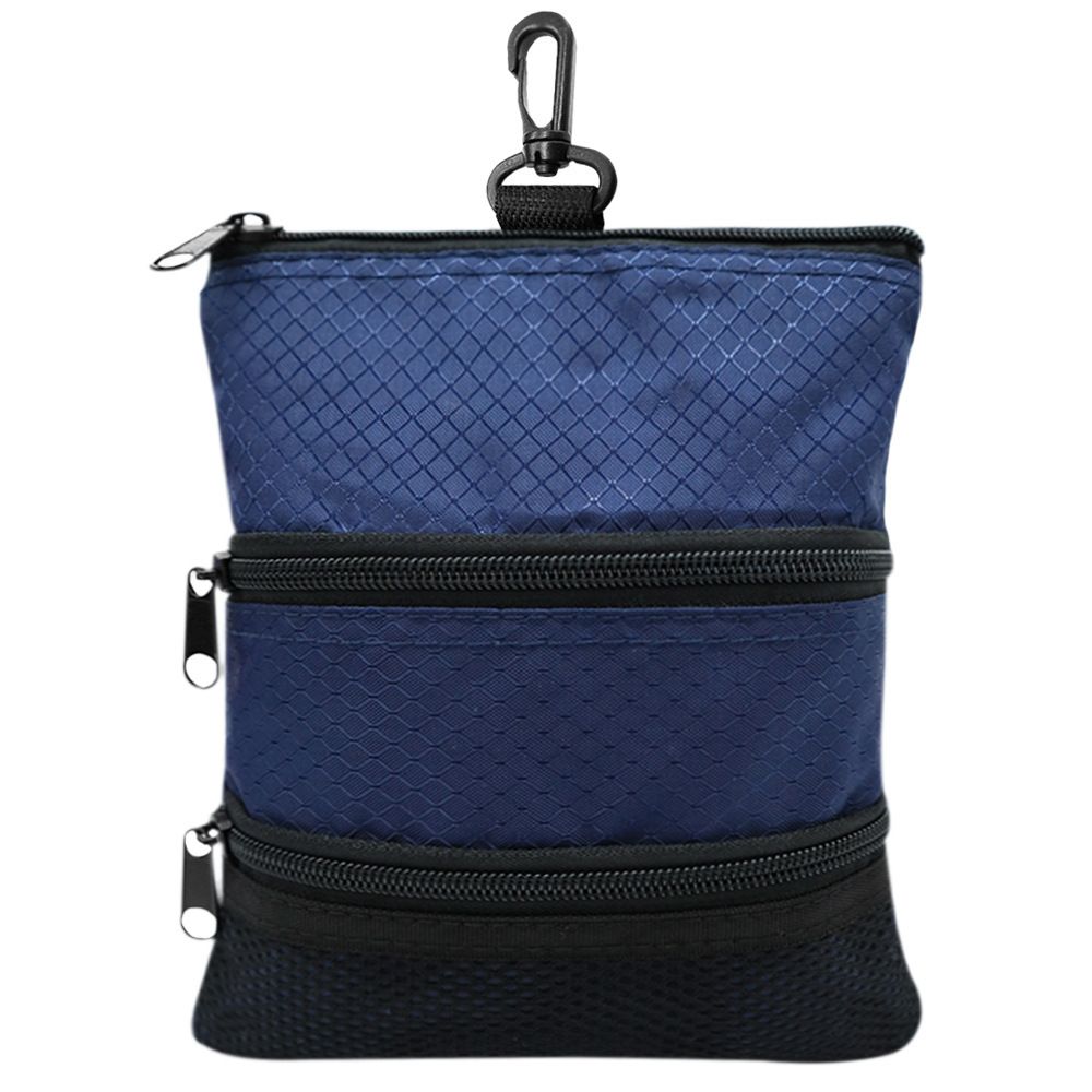 Golf Tee Bag - Store Your tees, Golf Balls, scorecard, and Pencil. Great Gift for Golfers! 2pcs（Only a single storage bag）