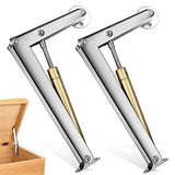 200N Gas Struts Heavy Duty Soft Close Lid Support Hinges Automatic Slow Lowering Safety Pneumatic Lid Lifters Gas Springs Pack of 2