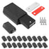 Heavy Duty Push to Open Door Latch, 10 Pack Black Magnetic Push Latches, Hidden Push Touch Latch Hardware for Push to Open Cabinet, Magnetic Door Catch for Drawer Wardrobe Door