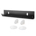 Hair Extension Holder for Styling Hair Stands Stainless Steel Hair Extension Display Hair Hanger Tool for Washing, Coloring and Blow-Drying of Weft, Clip-In, Tape-In Extensions (Black)