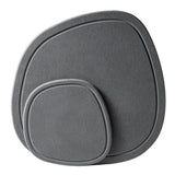 Diatomaceous Earth Plant Saucer for Indoor, 2 Pack Irregular 6.7 Inch 12 Inch, Instant Dry Pot Saucer, Plant Drip & Drainage Tray for Indoor, Stone Gray