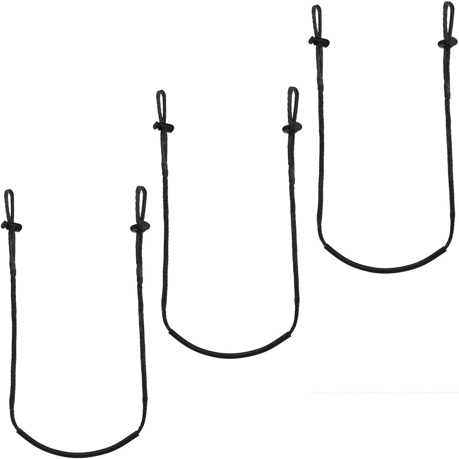 Climbing Stick Aider for Hunting, Daisy Chain Single Step Aider, Hand-Braided Lightweight Rope Ladder Tree Stand Step 3pcs