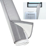 Portable AC Hose Insulation Sleeve, Air Conditioner Hose Cover Wrap, Fits 5" & 5.9" Diameter Exhaust Hose, Easy Installation AC Duct Insulation Wrap, Light Gray