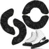 4 Pcs Ice Skate Guards Hockey Ice Skate Blade Covers Kids Absorbent Figure Soakers Hockey Accessories Skating Cover Blades for Kid Youth Adult Men Women Boy Girl (35 yards)