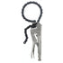 Locking Chain Clamp, Locking Chain Pliers with 80cm Chain, Quick Release，Heavy Duty Chain Vise Grip, Locking Chian Pliers Chain Vise Wrench for Any Shaped Objects