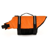 Dog Doggy Life Jacket Life Vest Saver Preserver Reflective Oxford cloth  Quick Release Adjustable Bandana(orange S)