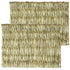 2pcs Woven Grass Mat - All Natural Chewable Grass Mat for Small Pets  Pig Foot Mat Rabbit Grass Nest Pet Supplies（small size）