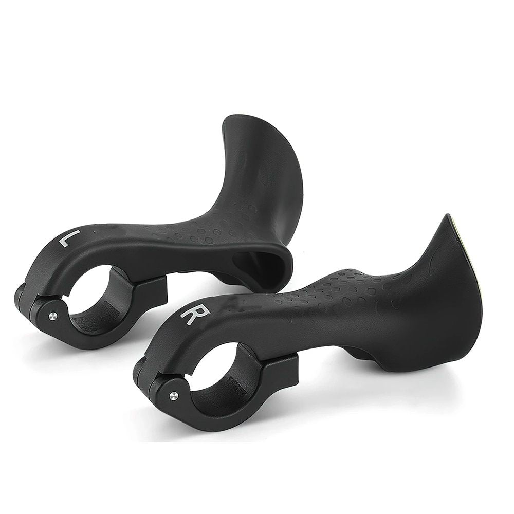 Bike Handlebar Ends Ergonomic No-Slip  Mountain Bike Road Cross-Country Bicycle Handlebar Extender Bar Ends Suitable for 21.8-22.2mm Handlebar