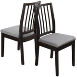 Two telescopic chair seat covers, washable cushion covers for hotels, ceremonies, banquets, wedding banquets, and restaurants (gray, 2 pieces)