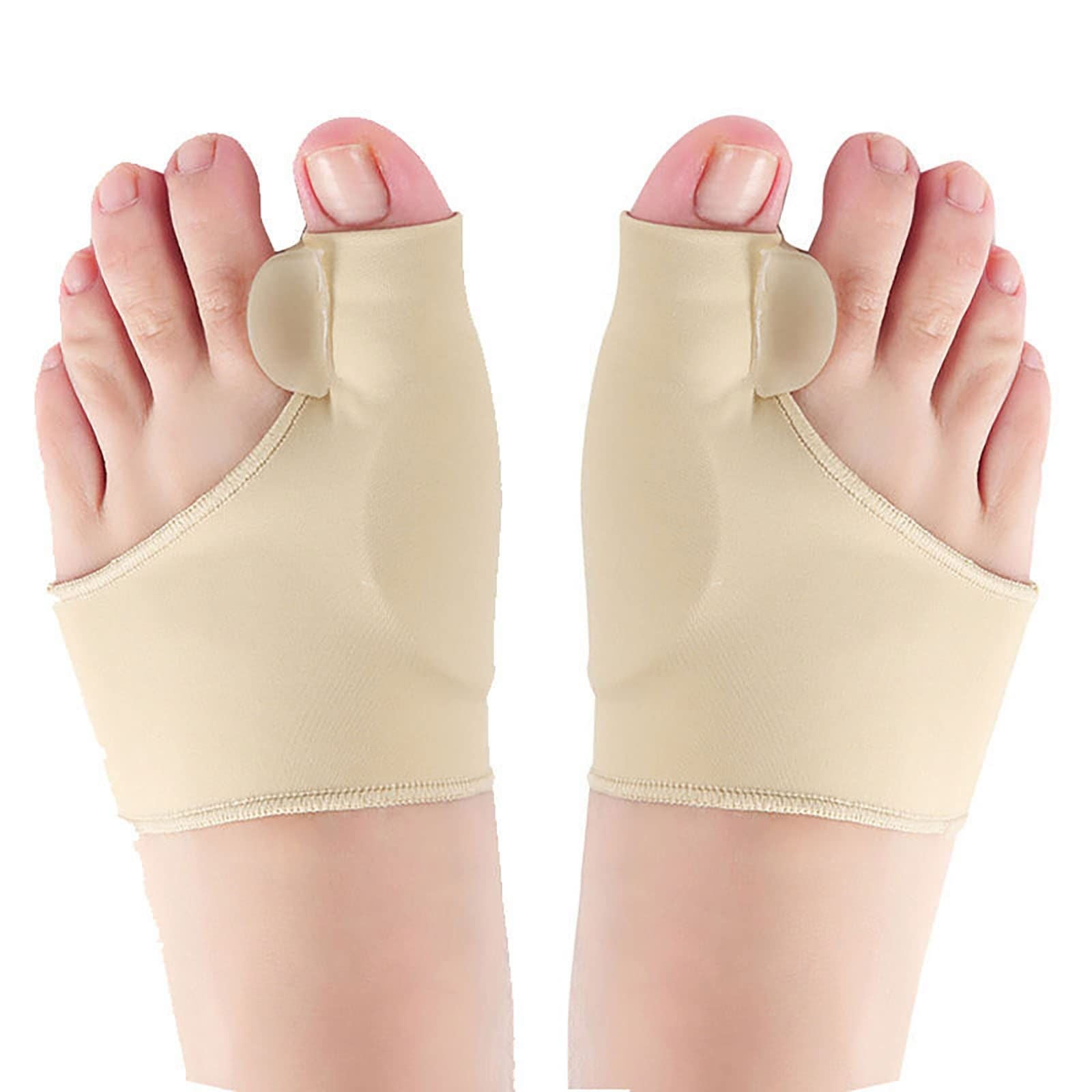 2 pair Relief Sleeve Pads & Corrector for Men & Women | Cushioned Support for Toe Alignment & Pain Relief | 2 Pair (35-40（S)）