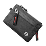 Zip Pouch Black Small Cash and Card Zip Wallet,Weatherproof Fabrics, Zipper, Pouch for Men Travel (black)