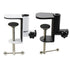 2 pack Universal Shape Table Mounting Clamp for Microphone Suspension Boom Scissor Arm Stand Holder with Adjustable Positioning Screw, Fits up to Desktop -Black