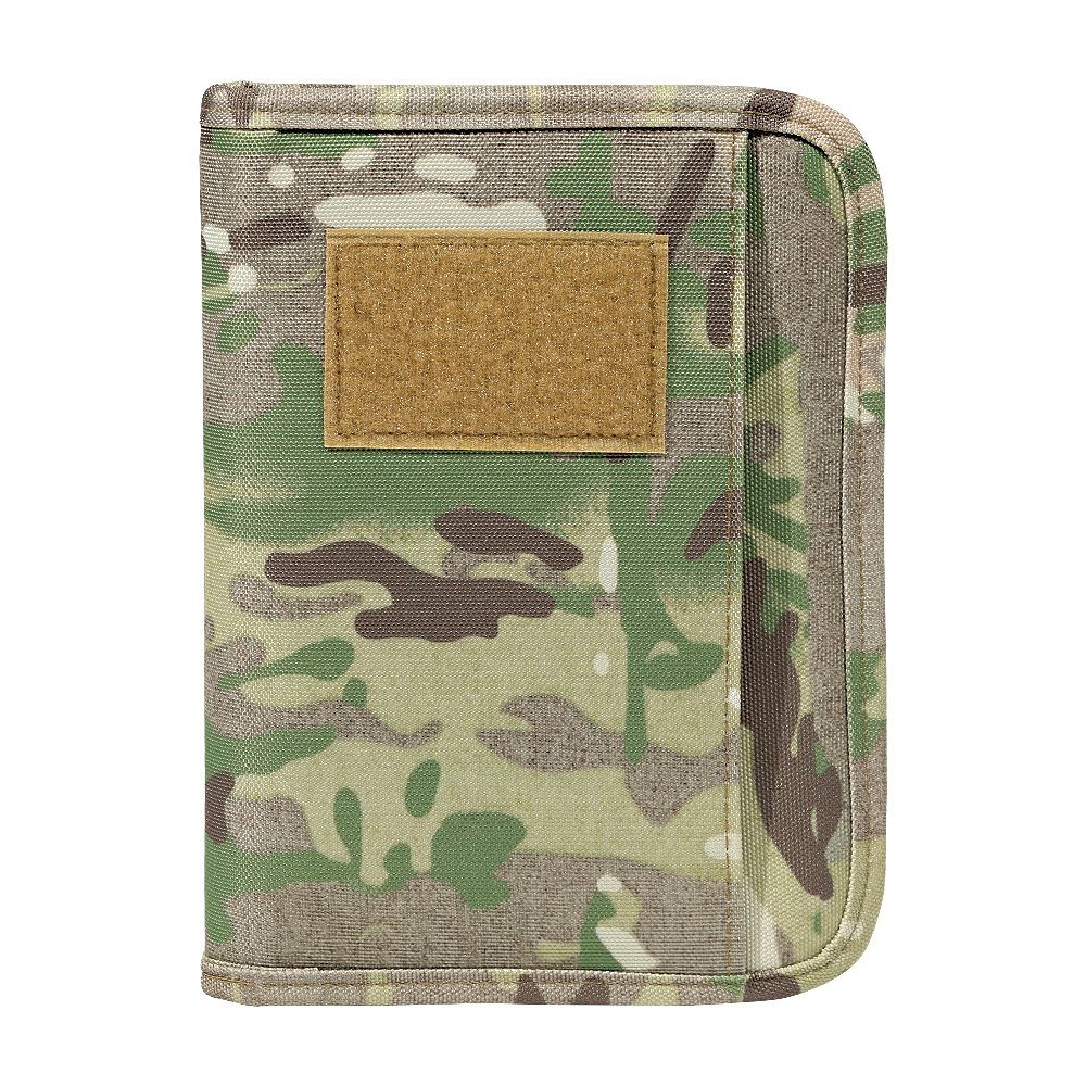 Padfolio Ring Binder of Loose-Leaf Paper, Weatherproof Notebook Cover, Notebook with Zippered for Folders, Cards Refillable Notepad(20.3*14*2.8cm, Only one laptop sleeves)