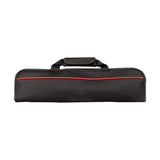 5 Pocket Chef Knife Case Roll Bag Bi-Fold (Black) Lightweight - Durable double-layer Oxford fabric – Perfect for the Busy Traveling Chef