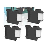 Boat Fender Hanger, Boat Rail and Cleat Fender Clips, Quick Connect and Release Fender Lines, Boat Bumper Adjuster 4pcs