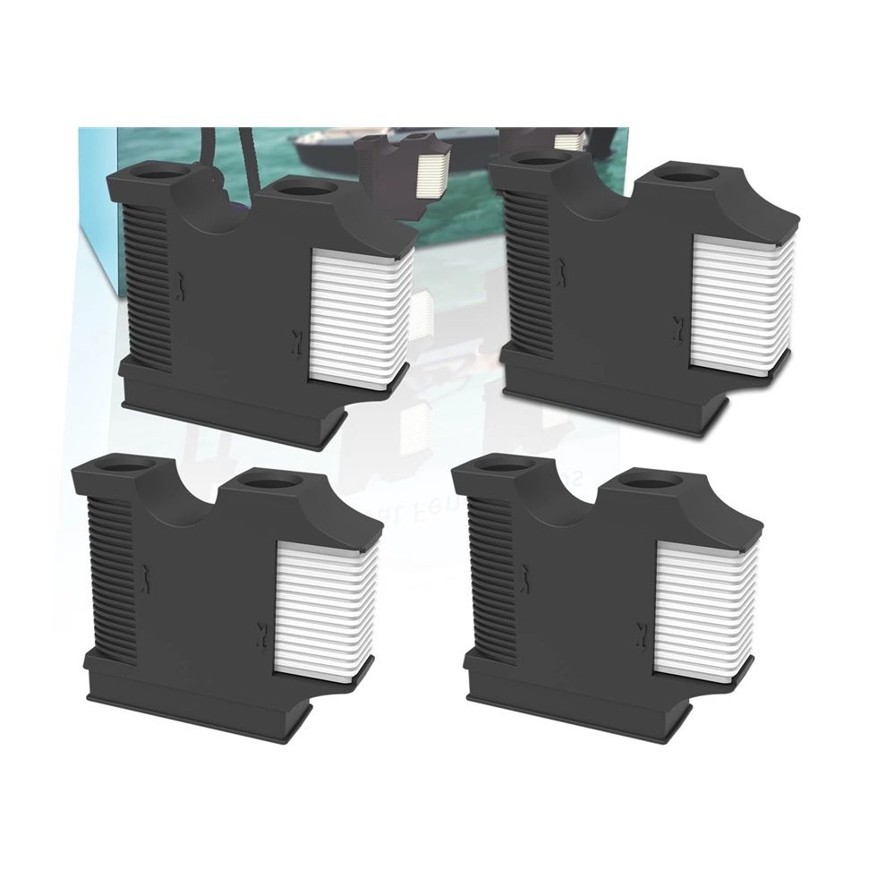 Boat Fender Hanger, Boat Rail and Cleat Fender Clips, Quick Connect and Release Fender Lines, Boat Bumper Adjuster 4pcs