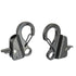 4pcs Stainless Steel Boat Fender Clips Quick Release Clips Boat Bumper Buoy Holders for Rail, Clamp on 5/8" Rope for Fastening Fender Lines, Ideal for Docking