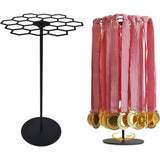 Rotatable Medal Hangers Display, Tabletop Medal Holder Rack Over 45+ Medals Capacity, Ideal for Sports Marathon Races Runners, Cheer, Gymnastics, Soccer, Softball - Easy Hanging Metal