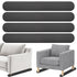4 Pack Non-Slip Furniture Rail Pads for Recliners,Sofa,couches.Rubber Recliner Chair Floor Protectors,Pads to Keep Furniture from Sliding for Hardwood, Carpet, Marble Floor. 30&