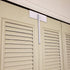 Metal Bifold Door Lock - Double Door Locks Keep Cats&Dogs Out of Closets, Cabinets, Pantry - No Need Install (2PC)
