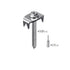 Fence Staples, 304 Stainless Steel Fence Nails for Softwood, Reusable Wire Fence Staples Screws for Mesh and Woven Fencing, 50pcs Fence Fasteners with Wire Fixer Hold Wire Firmly