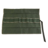 Bonsai Tools Pocket Multifunctional Carrying Roll Bag 10 Pockets Canvas Spanner Wrench Tool Roll Up Storage Bag Organizer Pouches