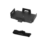 Small Battery Tray Fit 12V-6V /  7AH 8AH 9AH 12AH 15AH Batteries and More, Adjustable Hold-Down Strap Battery Mount Compatible with Boats, Kayaks, Motorcycles, ATVs, Generators, Jetskis