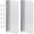 2pcs15 x 6 Inch Stainless Steel Splash Guard Stainless Steel Wall Mount Guard with Screws Screws for Bathroom Sink Side Sink Splash Prep Sinks Protector for Commercial Kitchen Restaurant