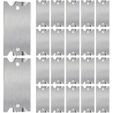 50 Pcs Nail Plates for Wood Studs, 1.5" x 2.5" Cable Wire Protector with Pointed Prongs, Steel Safety Plates, Anti Nail Protection for Protects Plumbing and Wiring