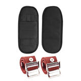 2 Packs Drywall Stilt Replacement Parts, Comfort Stilt Pads Protective Padded Leg Bands for Drywall, Nylon Adjustable Stilt Leg Straps, Suitable for Home Decoration, Street Performance