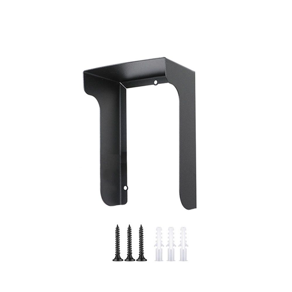 Outdoor Black Doorbell Rain Anti-Glare Cover, Steel Weather-Blocking Camera Cover Glare Sun Shade Protection for Most Video Doorbells