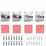 Pressure Washer Gun Holder, Foam Cannon Holder, 1/4" Quick Connect Foam Cannon Wall Mount, Foam Gun Storage Rack Wall Mount Tool Holder for Organize and Store Power Washing Accessories, 4 Pack