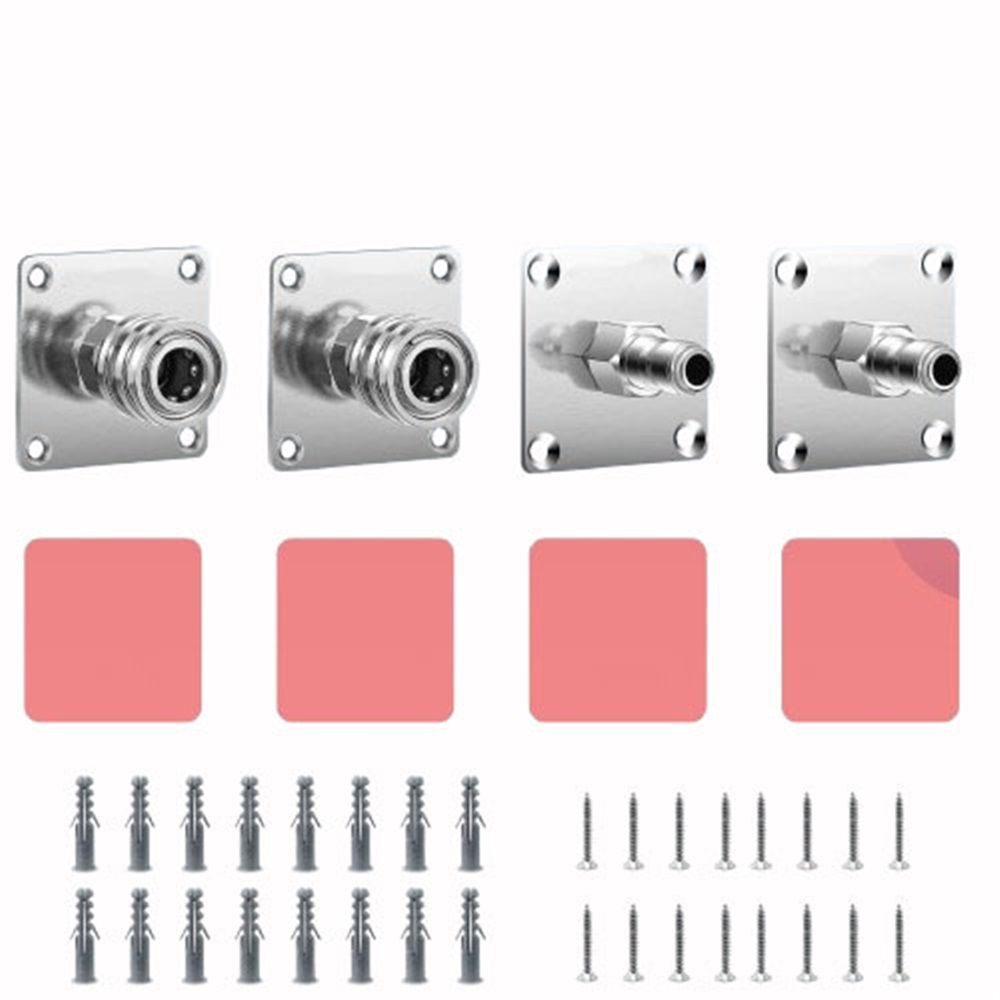 Pressure Washer Gun Holder, Foam Cannon Holder, 1/4" Quick Connect Foam Cannon Wall Mount, Foam Gun Storage Rack Wall Mount Tool Holder for Organize and Store Power Washing Accessories, 4 Pack