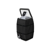 Hot Tub Spa Heater Pump Cover with Transparent PVC Top Window and Zipper Opening,Heavy Duty Waterproof Dustproof Hot Tub Insulated Pump Cover for Multiple Brands (Black)