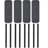 RV Step Covers 4 Pack 24" Wide x 7.5" Deep Camper Step Covers, Non Slip RV Stair Treads for Travel Trailers, Mobile Home, Motorhome (Gray)