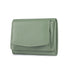 Small Leather Wallet for Women with Coin Pouch Compact Trifold Mini Pocket Wallet with Cash Slot and Card Holders Great for Daily or Travel (Green)