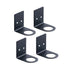 Soap Bottle Dispenser Holder Wall Mounted, Hand Pump Bottles Dispenser Stand Hanging Rack Shampoo Standing Shelf Storage Holder Bracket for Bathroom Kitchen (Black 4 Pack)