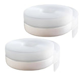 2 pack Silicone Seal Weather Stripping Tape 16.5 Feet Strip Bottom Draft Insulation Stopper Tape Weatherproof Soundproof for Door or Window Bathroom Shower Glass Gaps（45mm*5m）